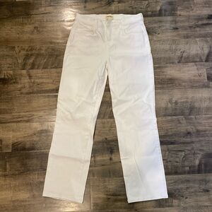 L'AGENCE Mid Rise Straight White Jeans Pants White Jeans Size 26
